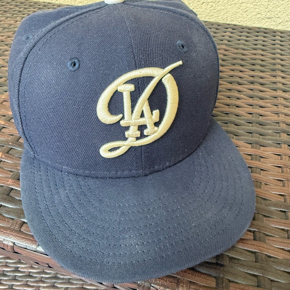 New Era Blue los angeles dodgers  59FIFTY Cap 7.25